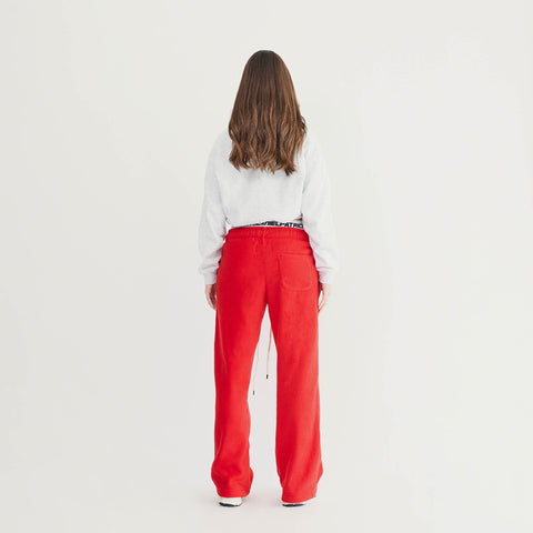 Bootcut Sweatpants in Red Polar