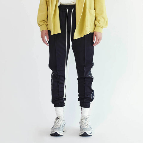 Slim Track Pant Piping in Black/3M