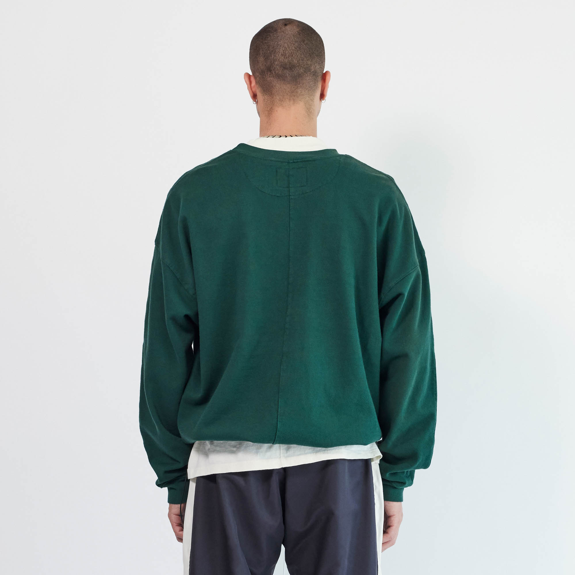 USA Sweatshirt in Hunter Green