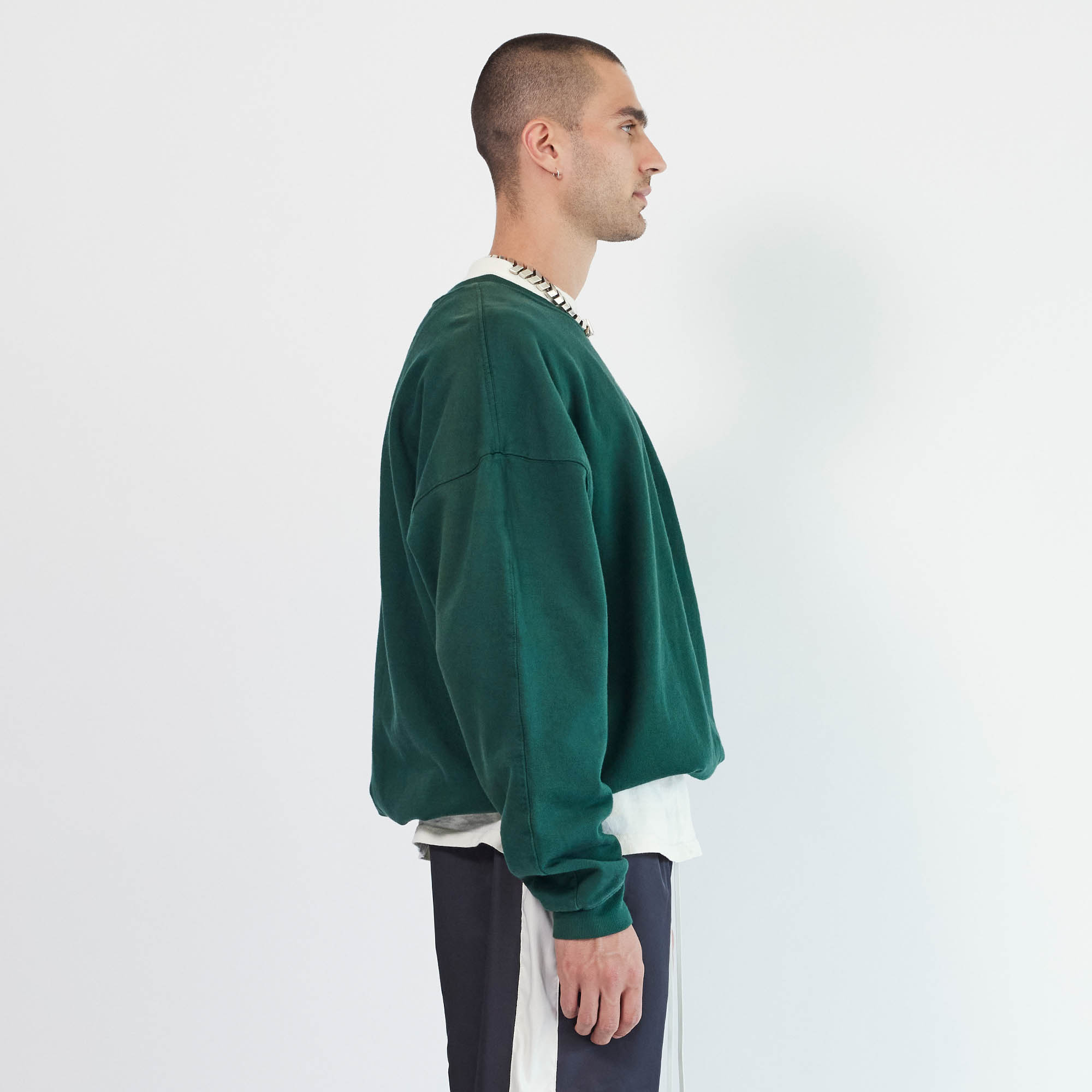 USA Sweatshirt in Hunter Green