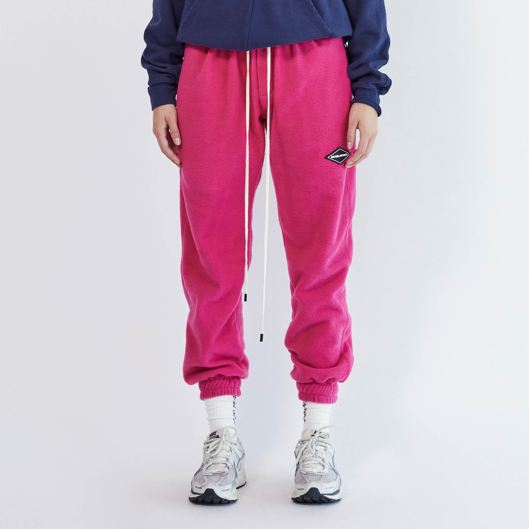 Polar Fleece Roaming Sweatpants in Wildflower Pink