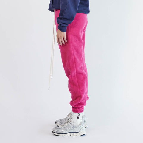 Polar Fleece Roaming Sweatpants in Wildflower Pink