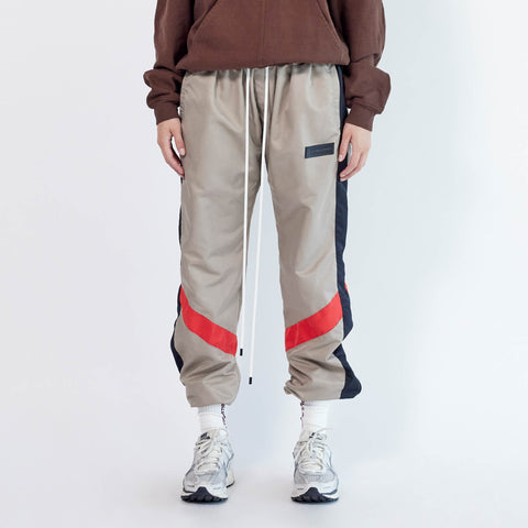 Parachute Track Pant 2.5 in Wheat/Black/Red