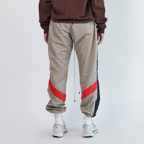 Parachute Track Pant 2.5 in Wheat/Black/Red