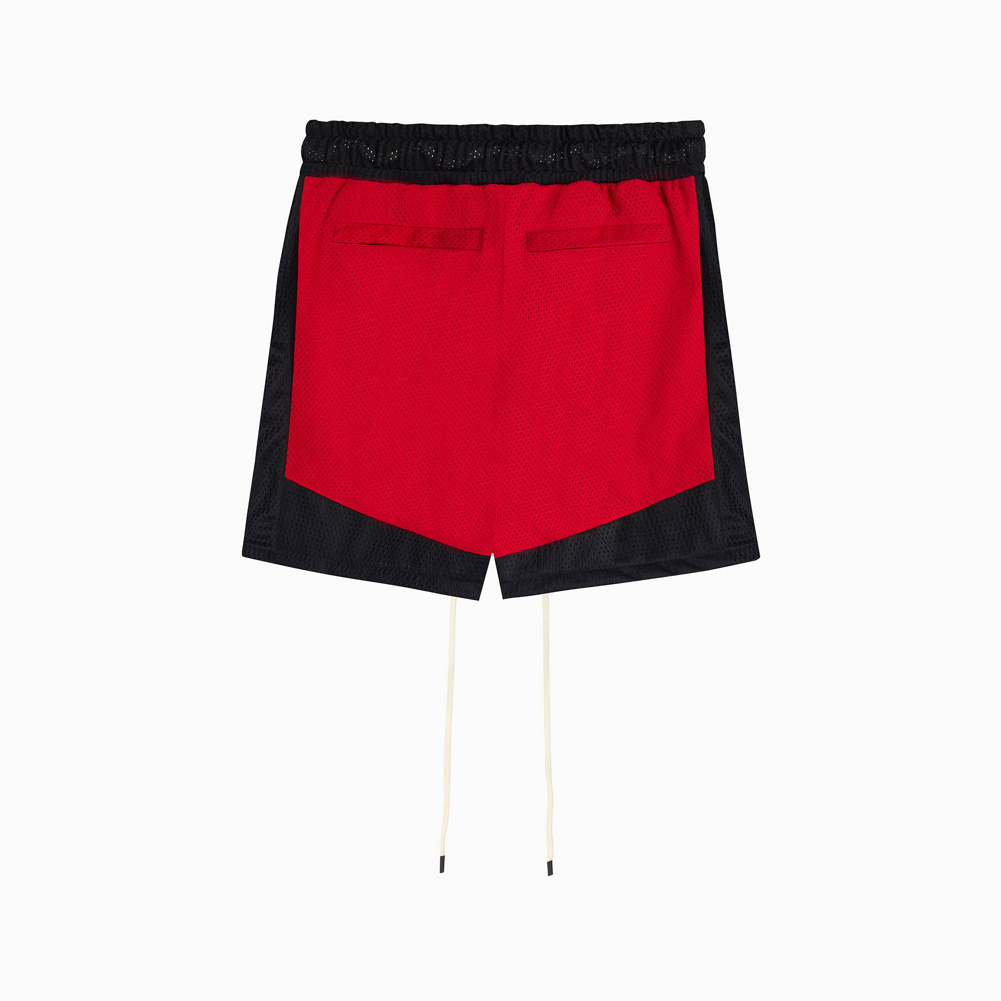 Icon Mesh Gym Short in Red/Black