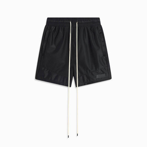 Icon Mesh Gym Short in Black/Black