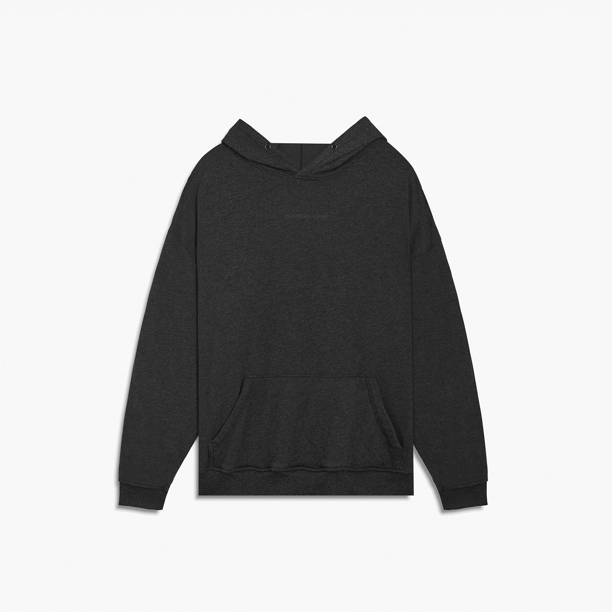Loop Terry Standard Hoodie in Black Heather