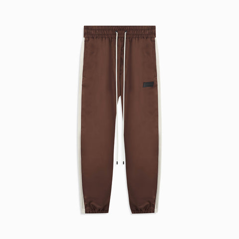 Parachute Track Pant 1.5 in Brown/Ivory