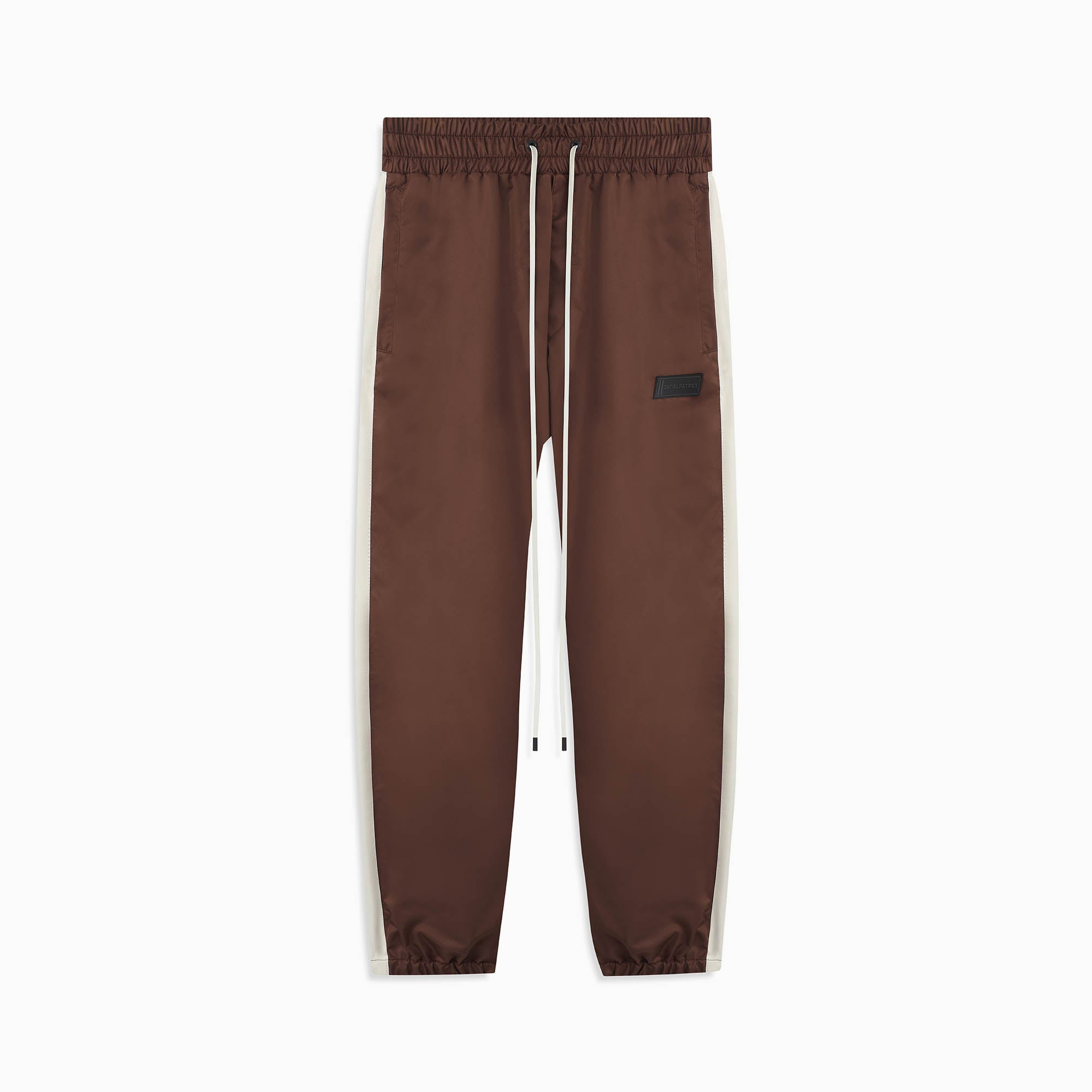 Parachute Track Pant 1.5 in Brown/Ivory