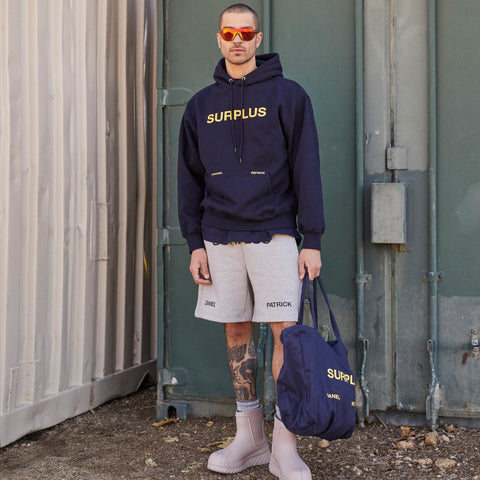 Surplus Tote in Navy + Yellow