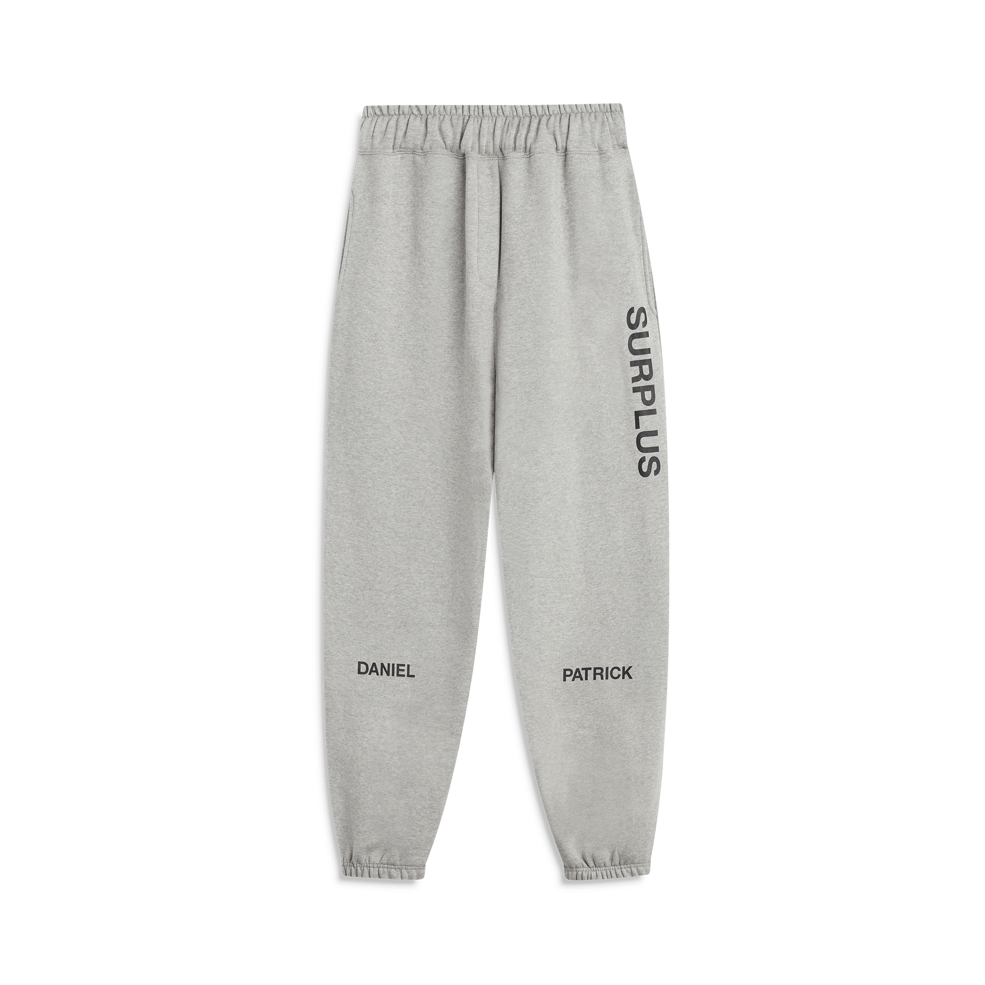 Surplus Logo Sweatpant in Heather Grey + Black