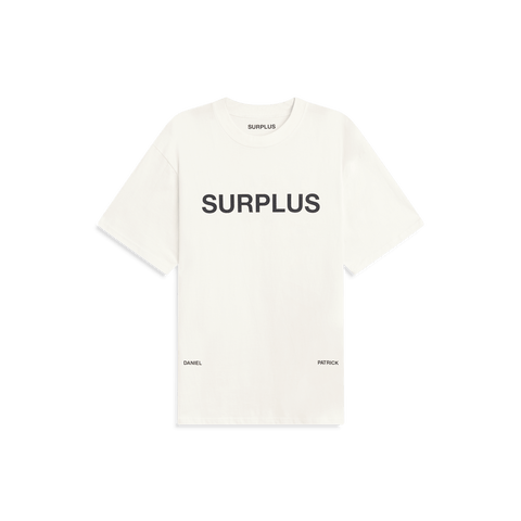 Surplus Logo Tee in Natural/Black