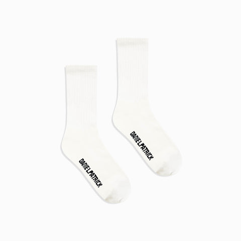 Standard Sock in Cream/Black
