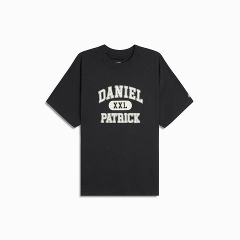 XXL varsity tee / washed black