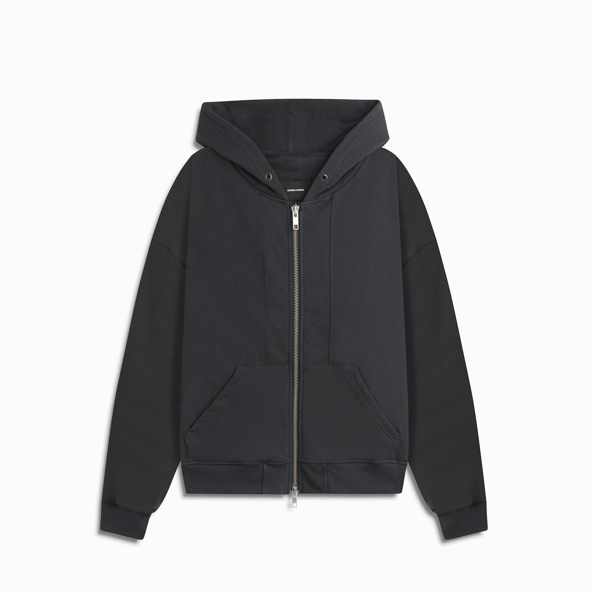 Surplus Zip Hoodie in Washed Black