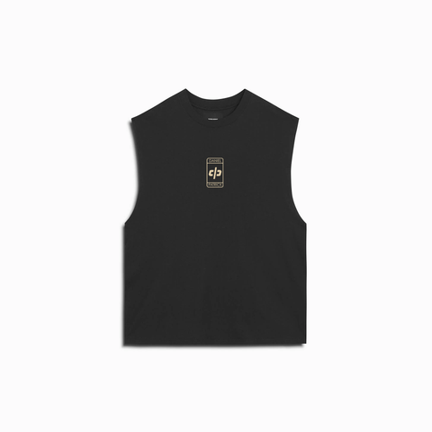 beverly hills tank / black/natural