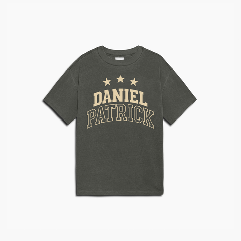 double varsity tee / grey/natural