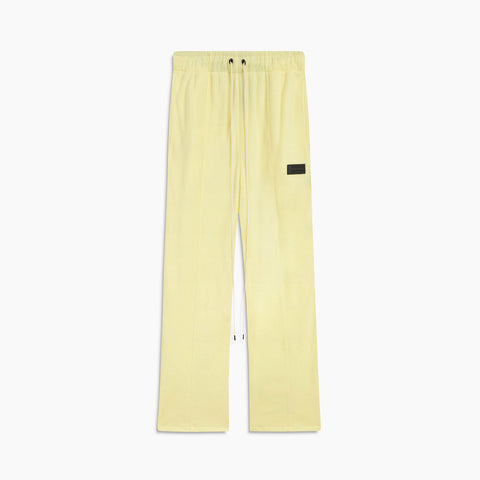 bootcut sweatpants / canary yellow polar