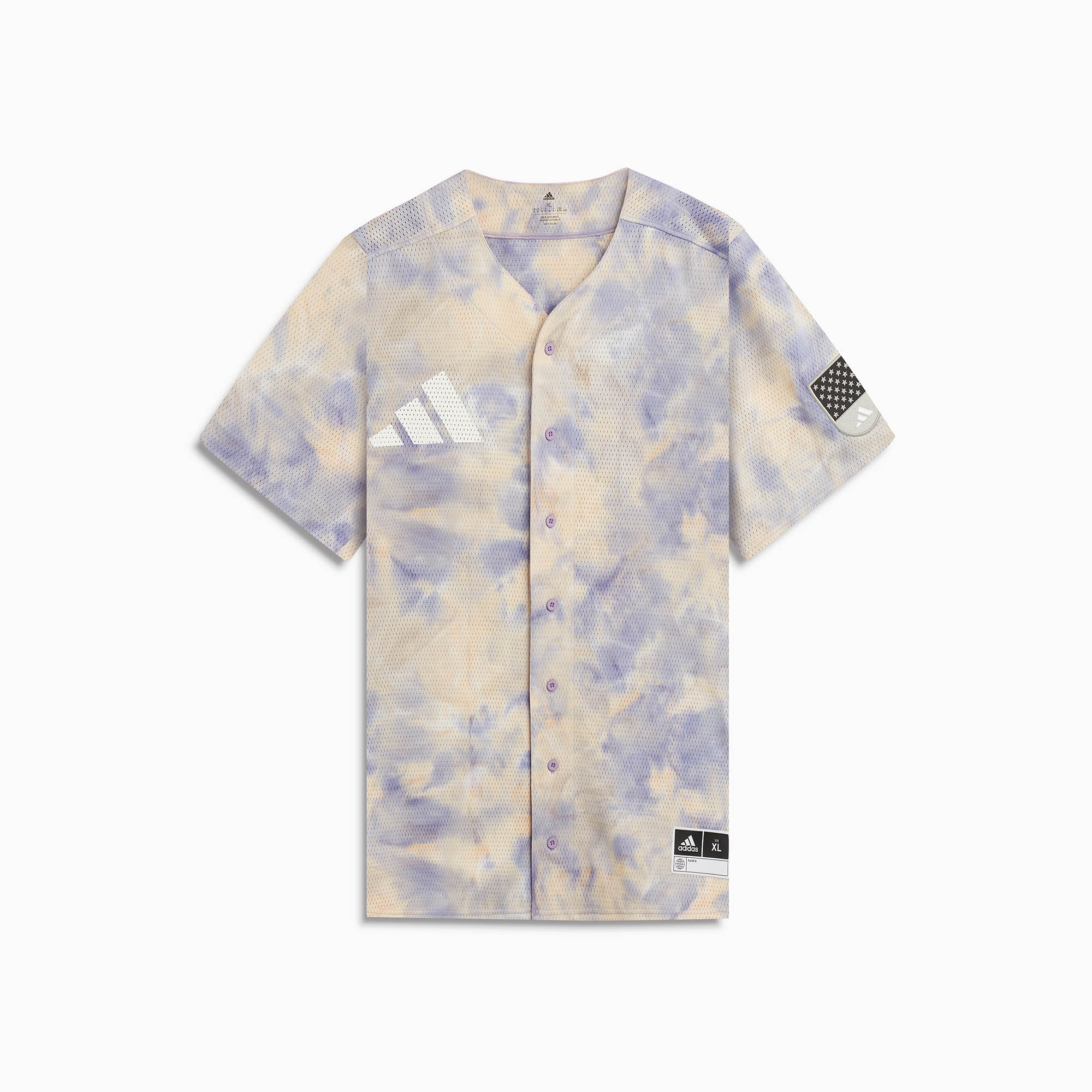 DP adidas Baseball jersey / pulse amber + magic lilac