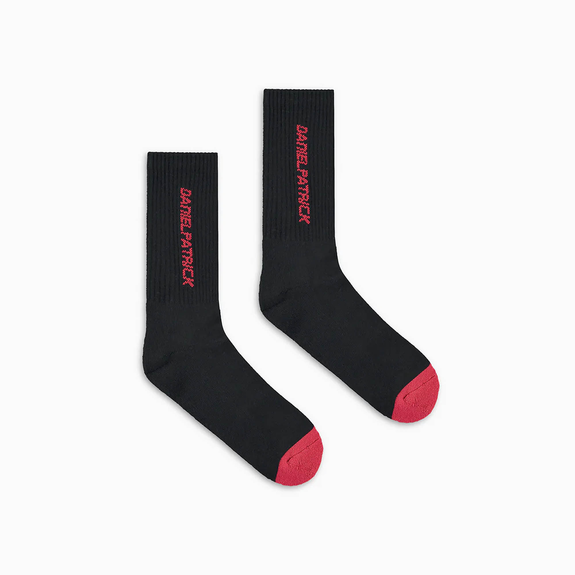 DP logo sock / black + red