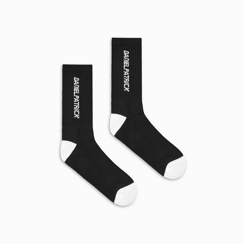 DP logo sock / black + white