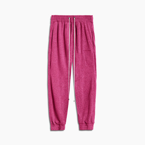 loop terry roaming sweatpants / wildflower pink