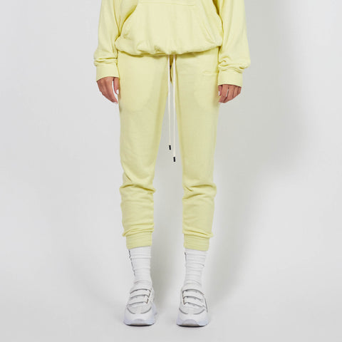 loop terry roaming sweatpants / canary yellow
