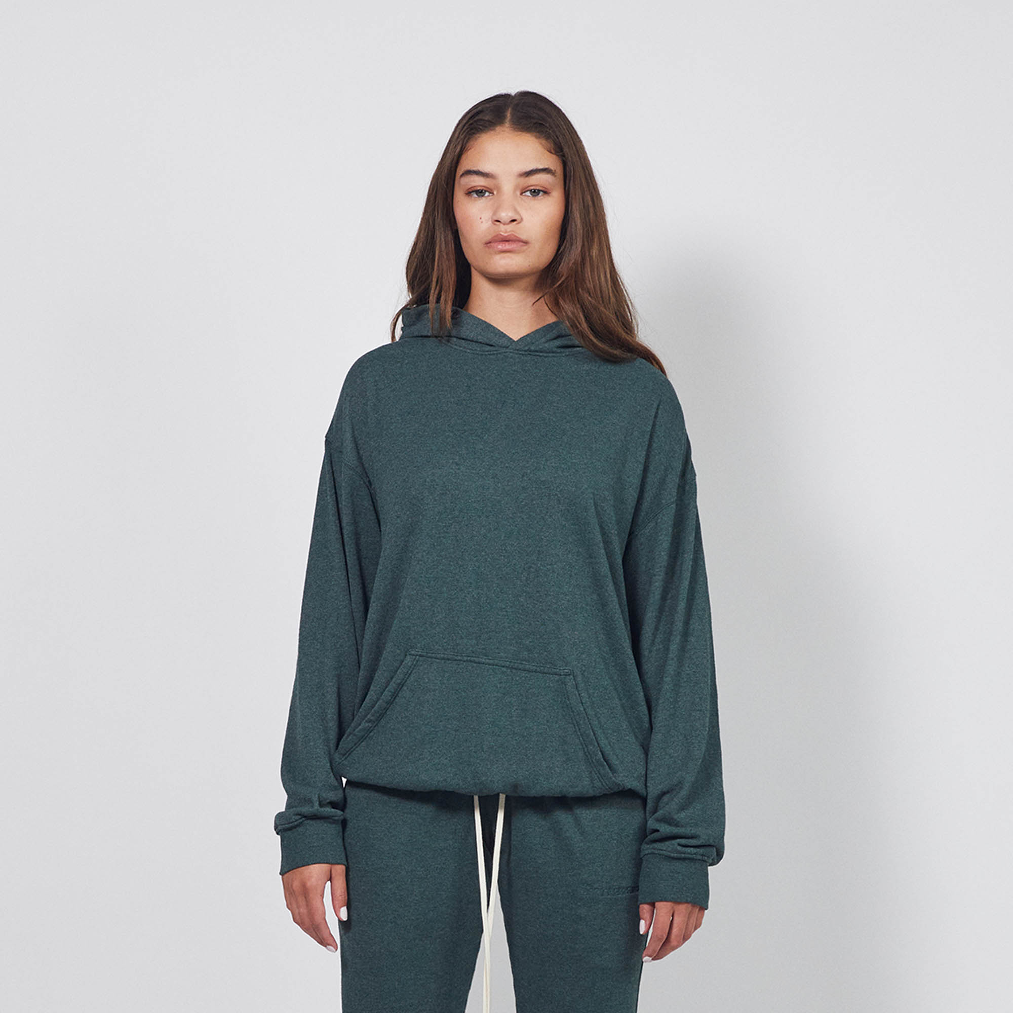 loop terry standard hoodie / hunter green