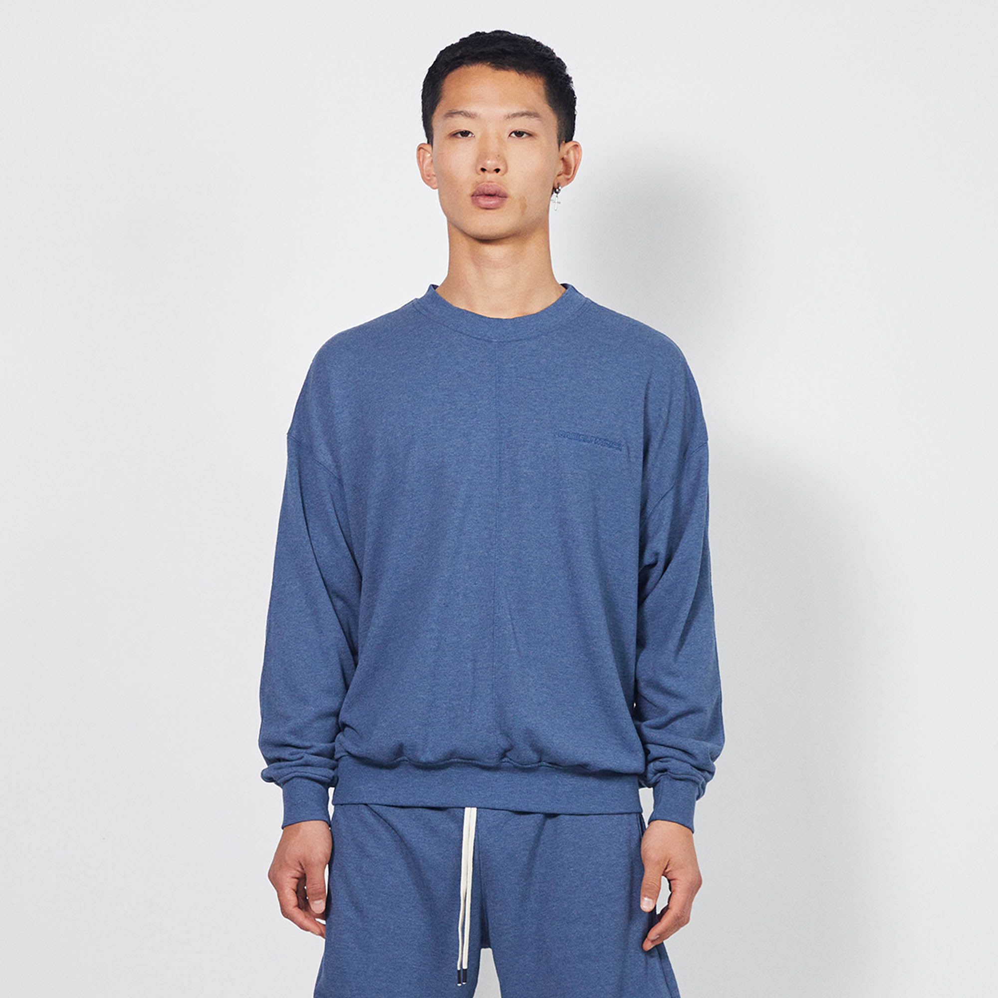 loop terry standard sweatshirt / mountain blue