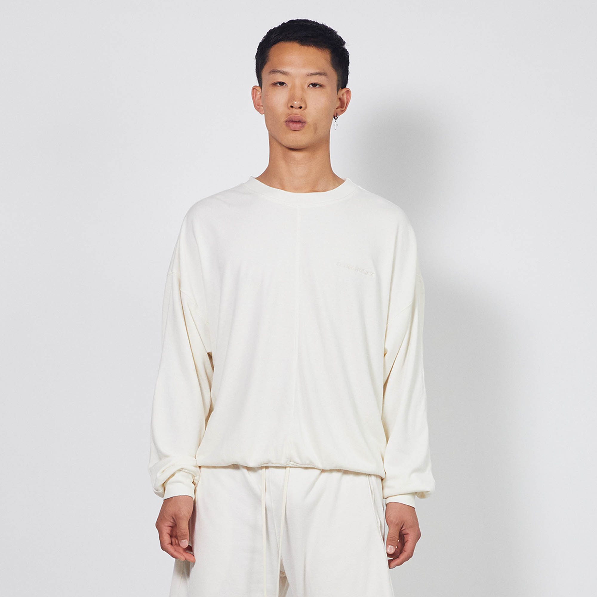 loop terry standard sweatshirt / natural terry