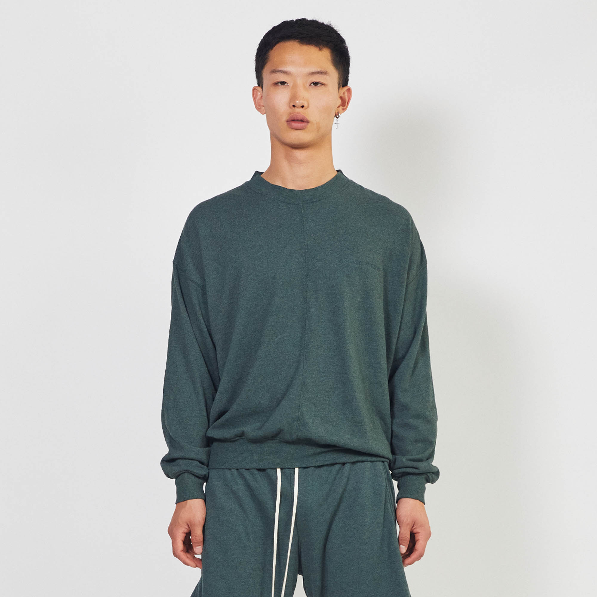 loop terry standard sweatshirt / hunter green