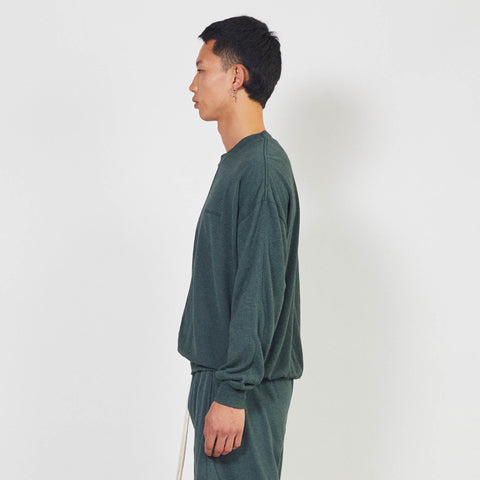 loop terry standard sweatshirt / hunter green