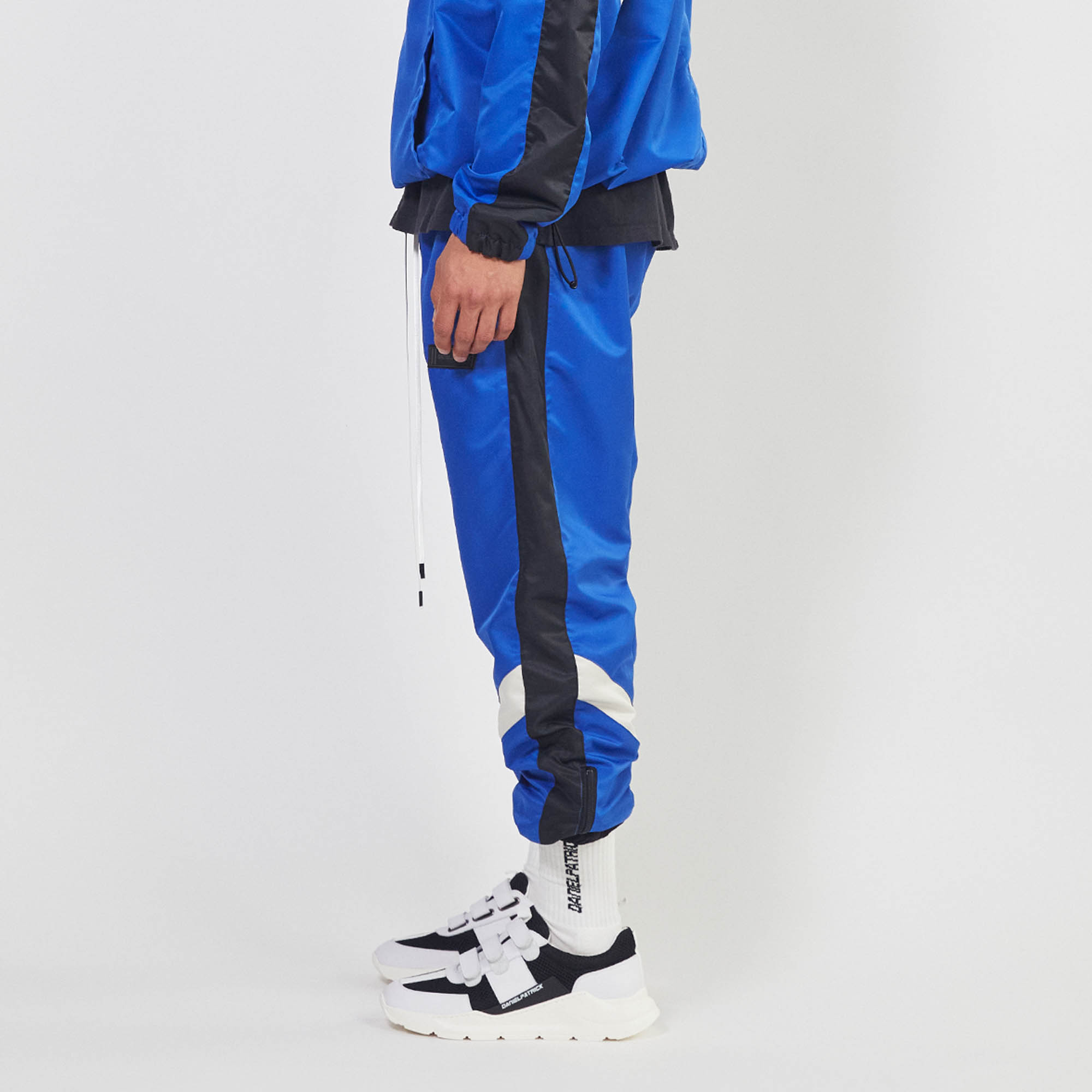 parachute track pant 2.5 / cobalt + black + ivory