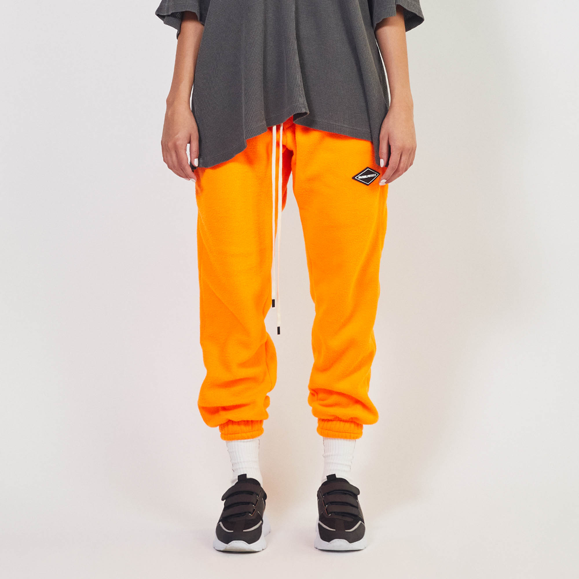 Neon orange joggers sale