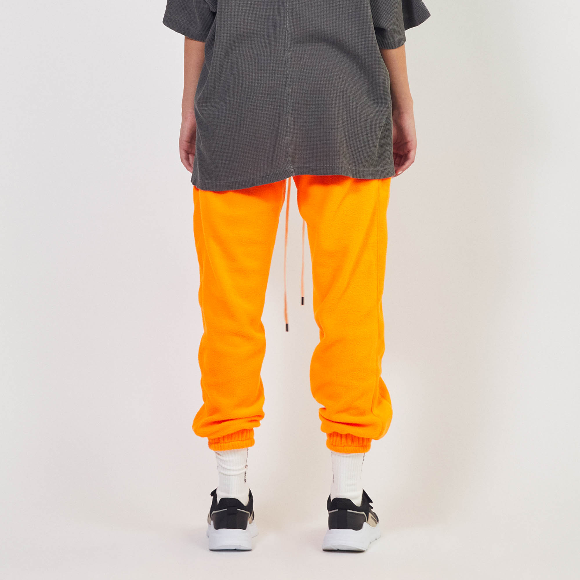 Bright Orange Casual Sweatpant, Pants