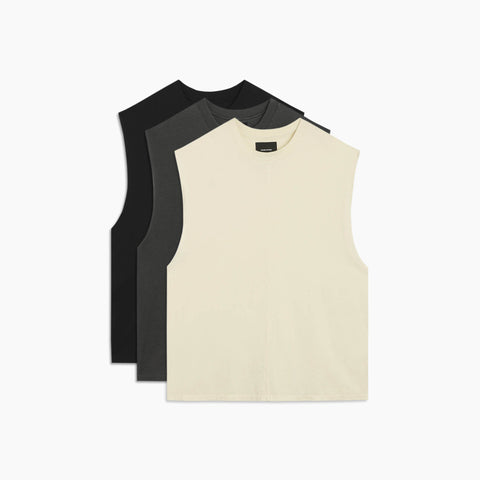 3 pack standard gym tanks / core