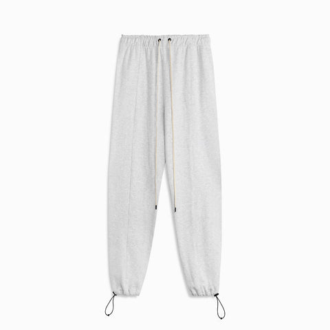Ardene Bungee Cord Waist Sweatpants in Khaki, Size, Polyester/Cotton, Fleece-Lined