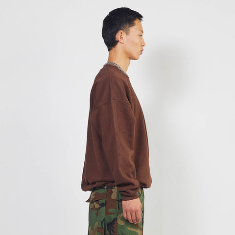 USA sweatshirt / brown